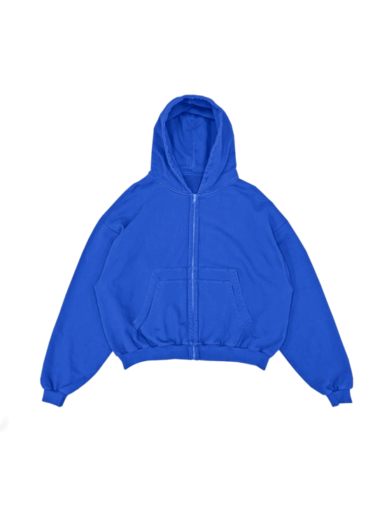 Cozy Double Pocket Jacket “Blue”